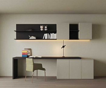 Modern Computer Desk And Chair-ID:922739034