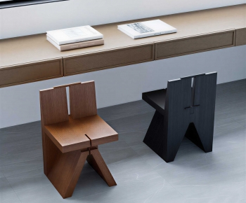 Modern Computer Desk And Chair-ID:391012915