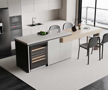 Modern Dining Table And Chairs-ID:555026058