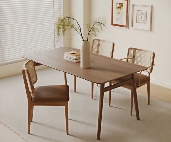 Modern Dining Table And Chairs-ID:891524087