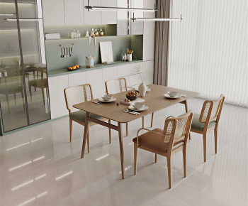 Modern Dining Table And Chairs-ID:554182057