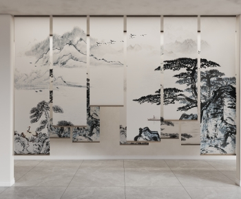 New Chinese Style Door Curtain-ID:540384054