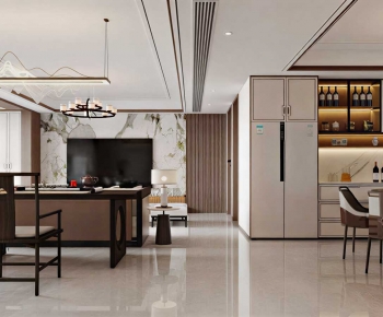 New Chinese Style Dining Room-ID:721494913