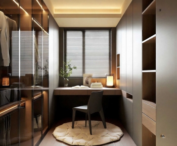 Modern Clothes Storage Area-ID:407906069