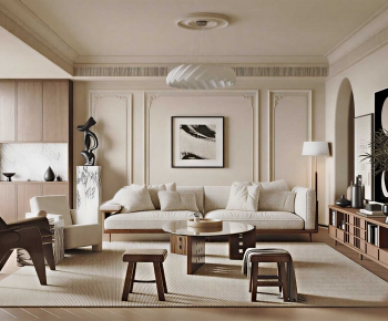 Modern A Living Room-ID:960201987