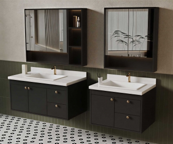 French Style Bathroom Cabinet-ID:611128094