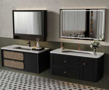 French Style Bathroom Cabinet-ID:193326952