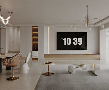 Modern A Living Room-ID:889429094