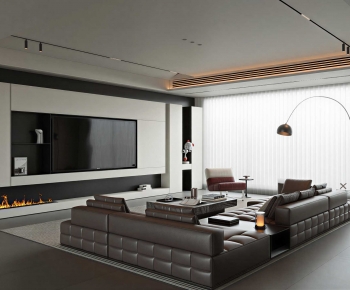 Modern A Living Room-ID:263737924