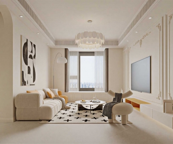 French Style A Living Room-ID:575321913