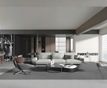 Modern A Living Room-ID:102570159