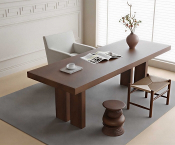 Modern Computer Desk And Chair-ID:466150051