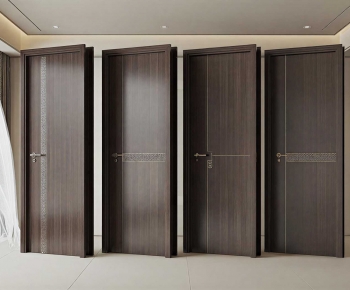 New Chinese Style Single Door-ID:653858909