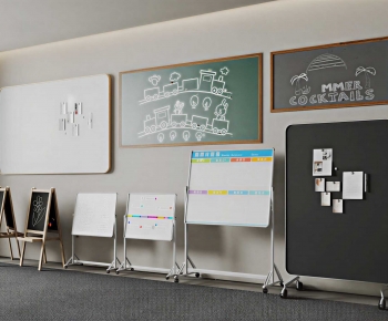 Modern Blackboard/whiteboard-ID:458898078