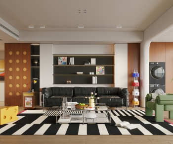 Modern A Living Room-ID:685672045