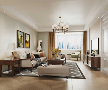 American Style A Living Room-ID:514633899