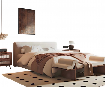 Modern Double Bed-ID:662173999
