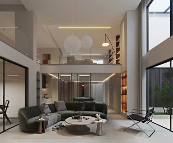 Modern A Living Room-ID:394762049