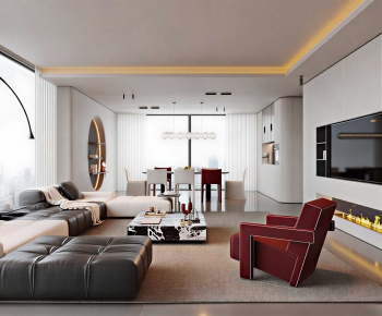 Modern A Living Room-ID:322916984