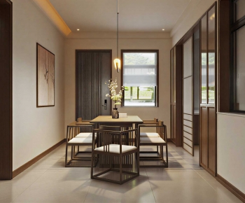 New Chinese Style Dining Room-ID:845561047
