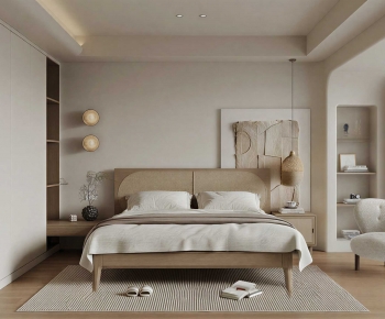 Wabi-sabi Style Bedroom-ID:472260009
