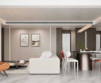 Modern A Living Room-ID:410661947