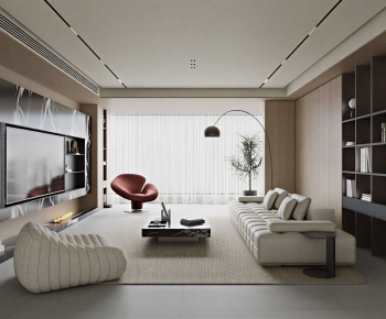Modern A Living Room-ID:448660971