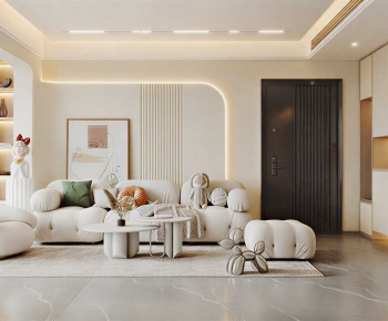 Modern A Living Room-ID:754646066