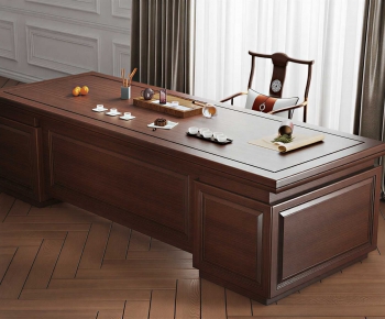 New Chinese Style Tea Tables And Chairs-ID:273381958