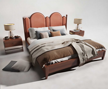 Modern Double Bed-ID:158138993