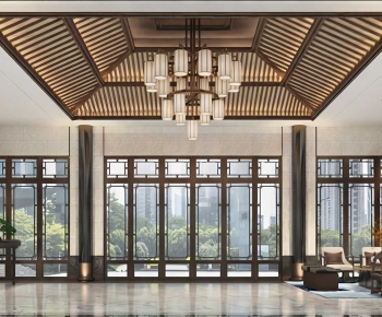 New Chinese Style Suspended Ceiling-ID:540019047