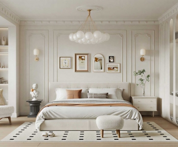 French Style Bedroom-ID:184217932