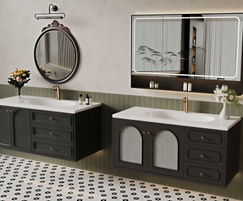 French Style Bathroom Cabinet-ID:806122062