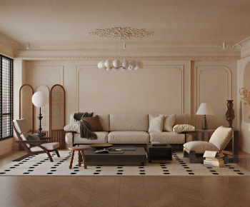 French Style A Living Room-ID:487932927