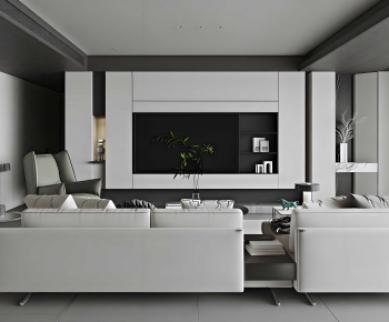 Modern A Living Room-ID:995476966