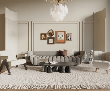 French Style A Living Room-ID:657342911