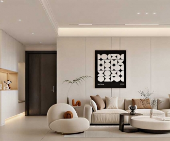 Modern A Living Room-ID:132010942