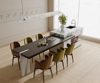 Modern Dining Table And Chairs-ID:337739078