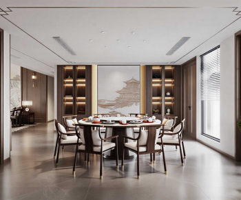 New Chinese Style Dining Room-ID:422027114