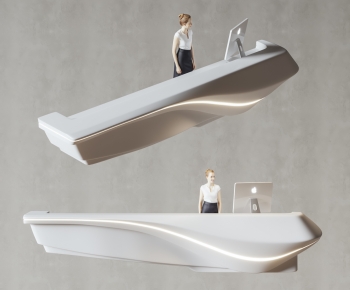 Modern Reception Desk-ID:467391971