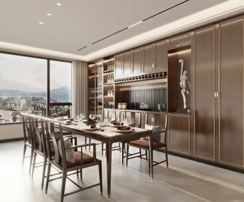 New Chinese Style Dining Room-ID:202188972