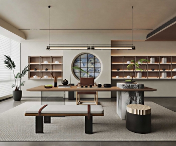 New Chinese Style Tea House-ID:696479083