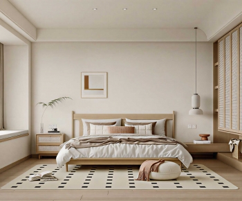 Wabi-sabi Style Bedroom-ID:209134104