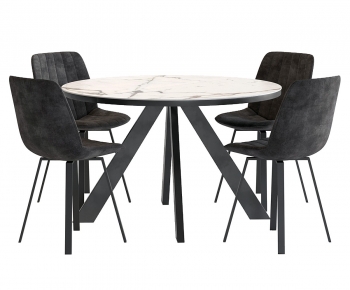 Modern Dining Table And Chairs-ID:694792991