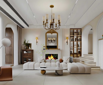 American Style A Living Room-ID:304313907