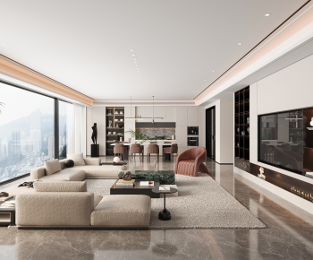 Modern A Living Room-ID:132183077