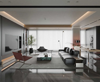 Modern A Living Room-ID:251737122