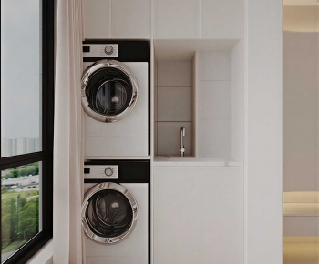 Modern Laundry Cabinet-ID:106426002