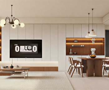 Modern A Living Room-ID:713912965