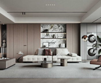 Modern A Living Room-ID:803189389